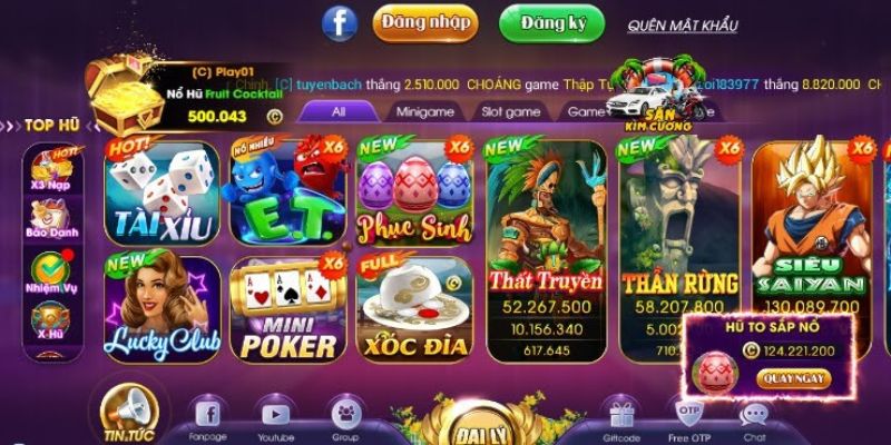 Choáng Club | Link Tải Cổng Game Bài ChoangClub Chính Thức 7 Kho sản phẩm cổng game độc đáo và đa dạng
